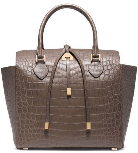 michael kors miranda krokodil|Miranda Crocodile Large Tote Bag .